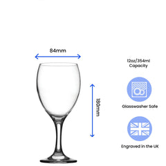 Engraved Wine Glass with World's Best Girlfriend Design