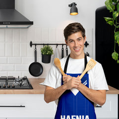 Everton - 1984 Home Shirt - Retro Football Novelty Water-Resistant, Lazer Cut (no fraying) Light Weight Adults Apron