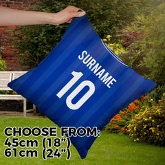 Everton - 1986 Home Shirt - 45cm or 61cm Retro Showerproof Outdoor Cushion