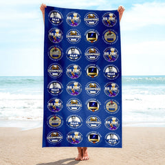 Everton - Football Legends - Microfibre Beach Towel - 150cm x 75cm