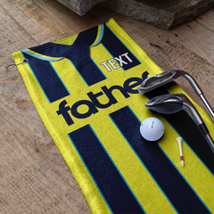 FATHER - Manchester Blue - 1998 Away - Retro Lightweight, Microfibre Golf Towel