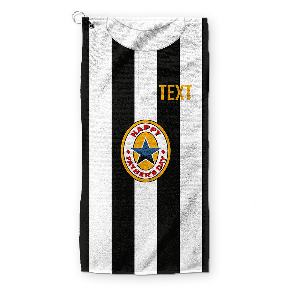 FATHERS DAY - Newcastle - 1996 Home - Retro Lightweight, Microfibre Golf Towel