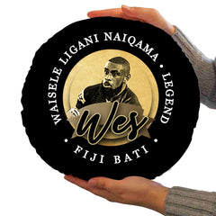 Fiji Rugby League NAIQAMA   - Legend Collection - Circle Cushion 14inch