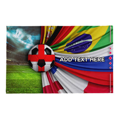 Flag Explosion - England - Personalised 5ft x 3ft Fabric Banner