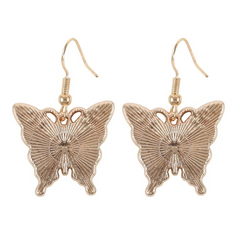 Flaming Butterfly Earrings