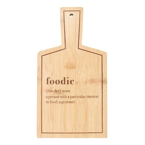 Foodie Bamboo Serving Board