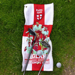 Football Art England Euro 2020 - Golf Towel