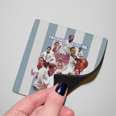 Football Art England Euro 96 Drinks Coaster - Square Or Circle