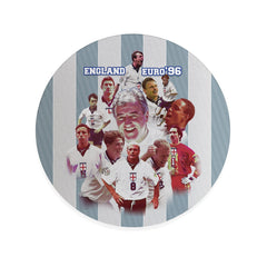 Football Art England Euro 96 Drinks Coaster - Square Or Circle