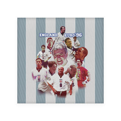 Football Art England Euro 96 Drinks Coaster - Square Or Circle