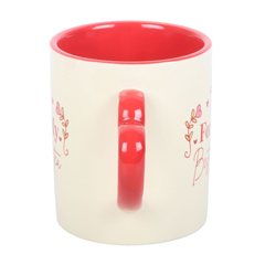 For My Best-Tea Mug with Heart Handle