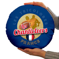 France Rugby League - Chanticleers  - Legend Collection - Circle Cushion 14inch