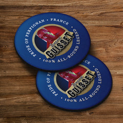 France Rugby League Guisset - Coaster - Circle or Square