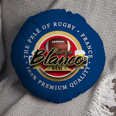 France Rugby Union Blanco  - Legend Collection - Circle Cushion 14inch