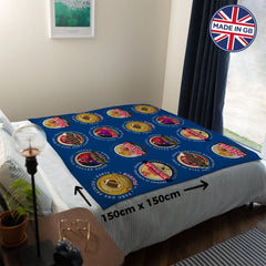 France Rugby Union - Legend Collection - Fleece Blanket 150cm X 150cm