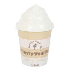 Frosty Vanilla Ice Cream Scented Candle