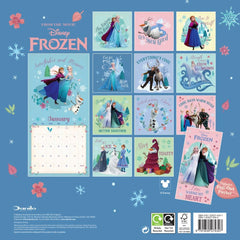 Frozen Square Calendar 2026