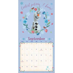 Frozen Square Calendar 2026