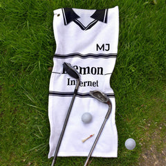 Fulham - 2000 - HOME - Personalised Retro Lightweight, Microfibre Golf Towel