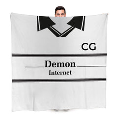 Fulham -2000 HOME Shirt - Personalised Retro Fleece Blanket