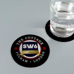 Fulham  Craven Cottage - Football Coaster - Square Or Circle