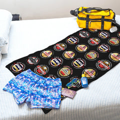 Fulham - Football Legends - Microfibre Beach Towel - 150cm x 75cm