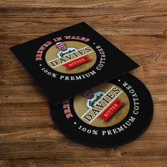 Fulham  Gordon Davies - Football Coaster - Square Or Circle