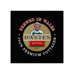 Fulham  Gordon Davies - Football Coaster - Square Or Circle