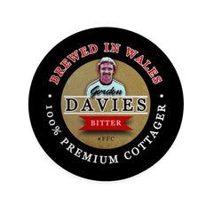 Fulham  Gordon Davies - Football Coaster - Square Or Circle