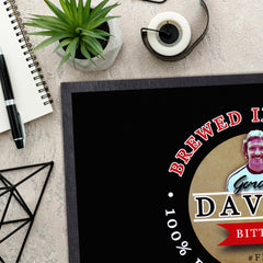 Fulham  Gordon Davies  - Football Legends - Door Mat -60cm X 40cm