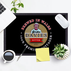 Fulham  Gordon Davies  - Football Legends - Door Mat -60cm X 40cm
