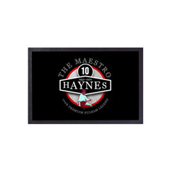 Fulham  Haynes  - Football Legends - Door Mat -60cm X 40cm