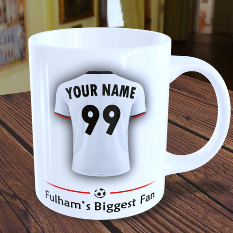 Fulham Mug Personalised Custom Made Football Supporters Cup