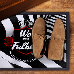 Fulham  We are Fulham   - Football Legends - Door Mat -60cm X 40cm