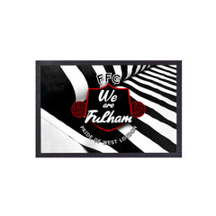 Fulham  We are Fulham   - Football Legends - Door Mat -60cm X 40cm