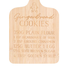 Gingerbread Cookies Bamboo Serving Board