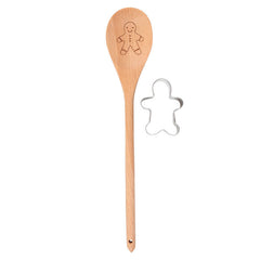 Gingerbread Wooden Spoon Baking Set