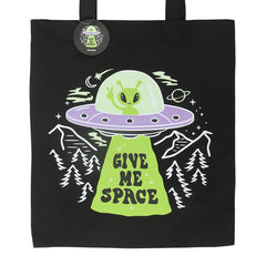 Give Me Space Alien UFO Tote Bag