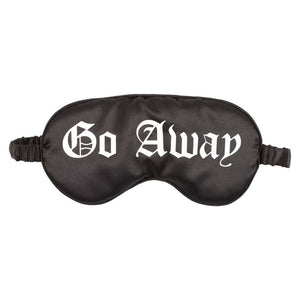 Go Away Gothic Satin Sleep Mask