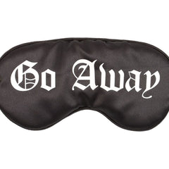 Go Away Gothic Satin Sleep Mask