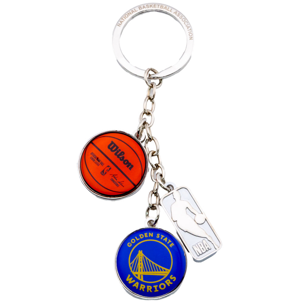 Golden State Warriors Charm Keyring