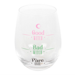 Good Witch, Bad Witch Stemless Glass