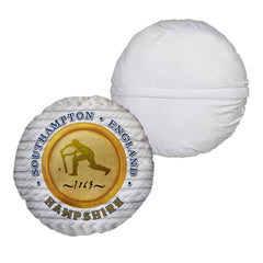 Hampshire Cricket 1860  - Legend Collection - Circle Cushion 14inch