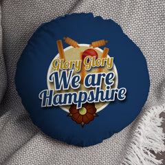 Hampshire Cricket Glory  - Legend Collection - Circle Cushion 14inch