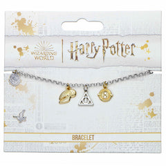 Harry Potter Silver Plated Charm Bracelet