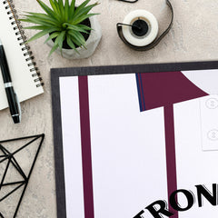 Heart of Midlothian 1994 Away Shirt - Personalised Retro Door Mat - 60cm x 40cm