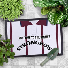 Heart of Midlothian 1994 Away Shirt - Personalised Retro Door Mat - 60cm x 40cm