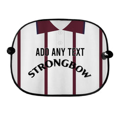 Heart of Midlothian 1994 Away Shirt - Personalised Retro Football Car Sun Shade - Set of 2