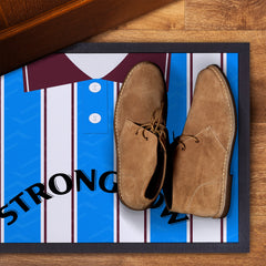 Heart of Midlothian 1995 Away Shirt - Personalised Retro Door Mat - 60cm x 40cm