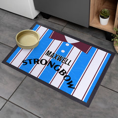 Heart of Midlothian 1995 Away Shirt - Personalised Retro Door Mat - 60cm x 40cm